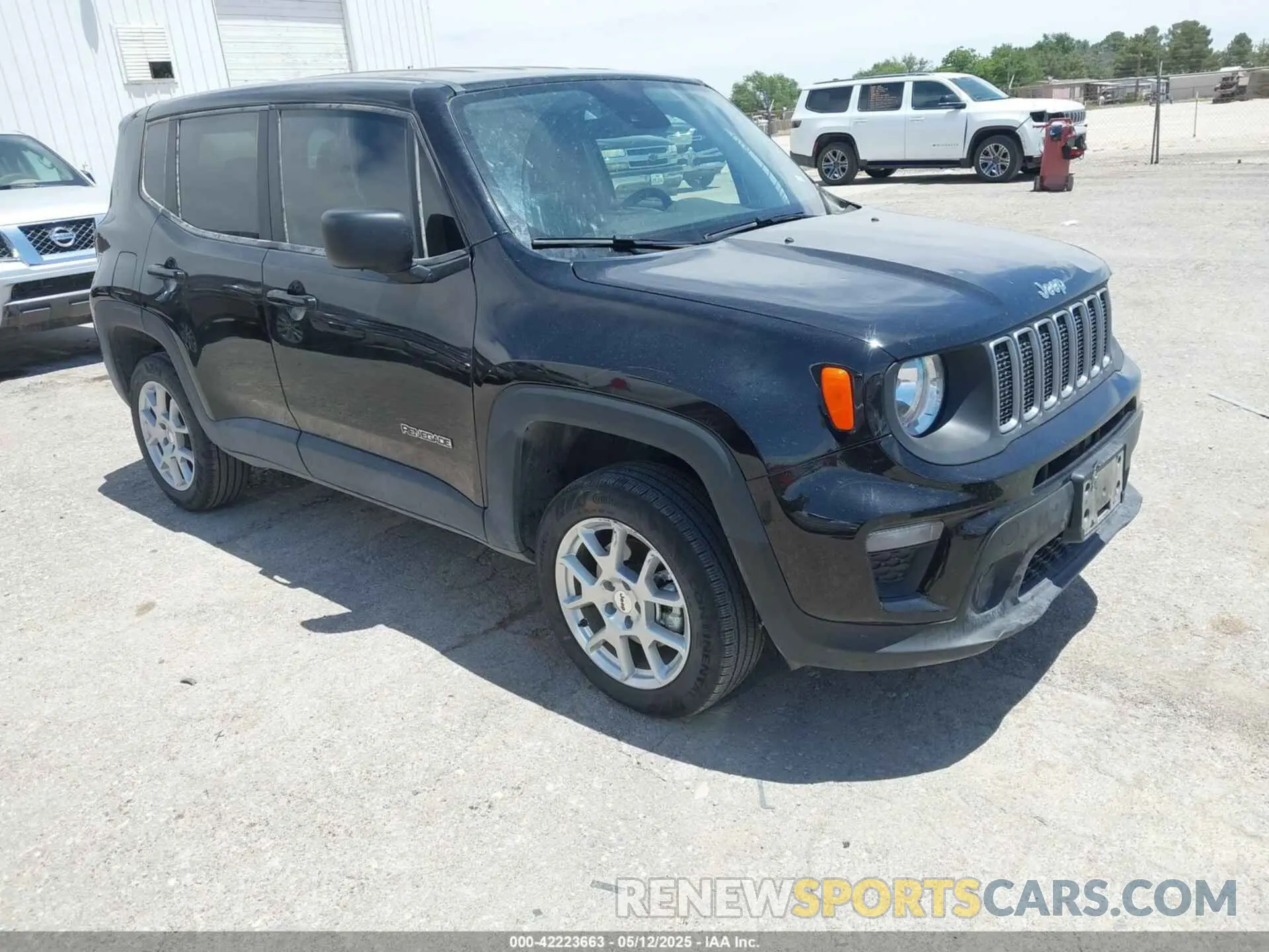 1 Photograph of a damaged car ZACNJDB17PPP70052 JEEP RENEGADE 2023
