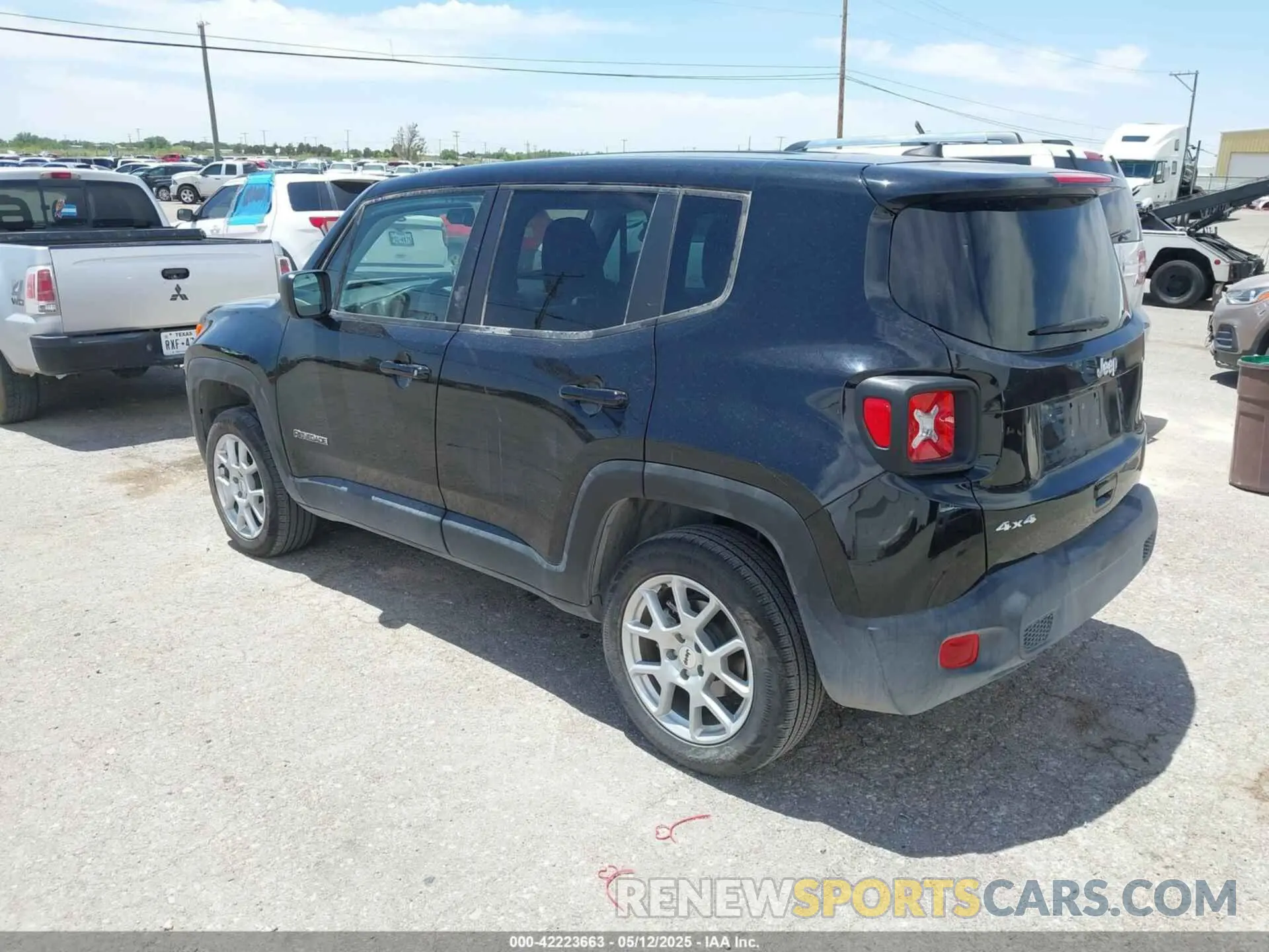 3 Photograph of a damaged car ZACNJDB17PPP70052 JEEP RENEGADE 2023