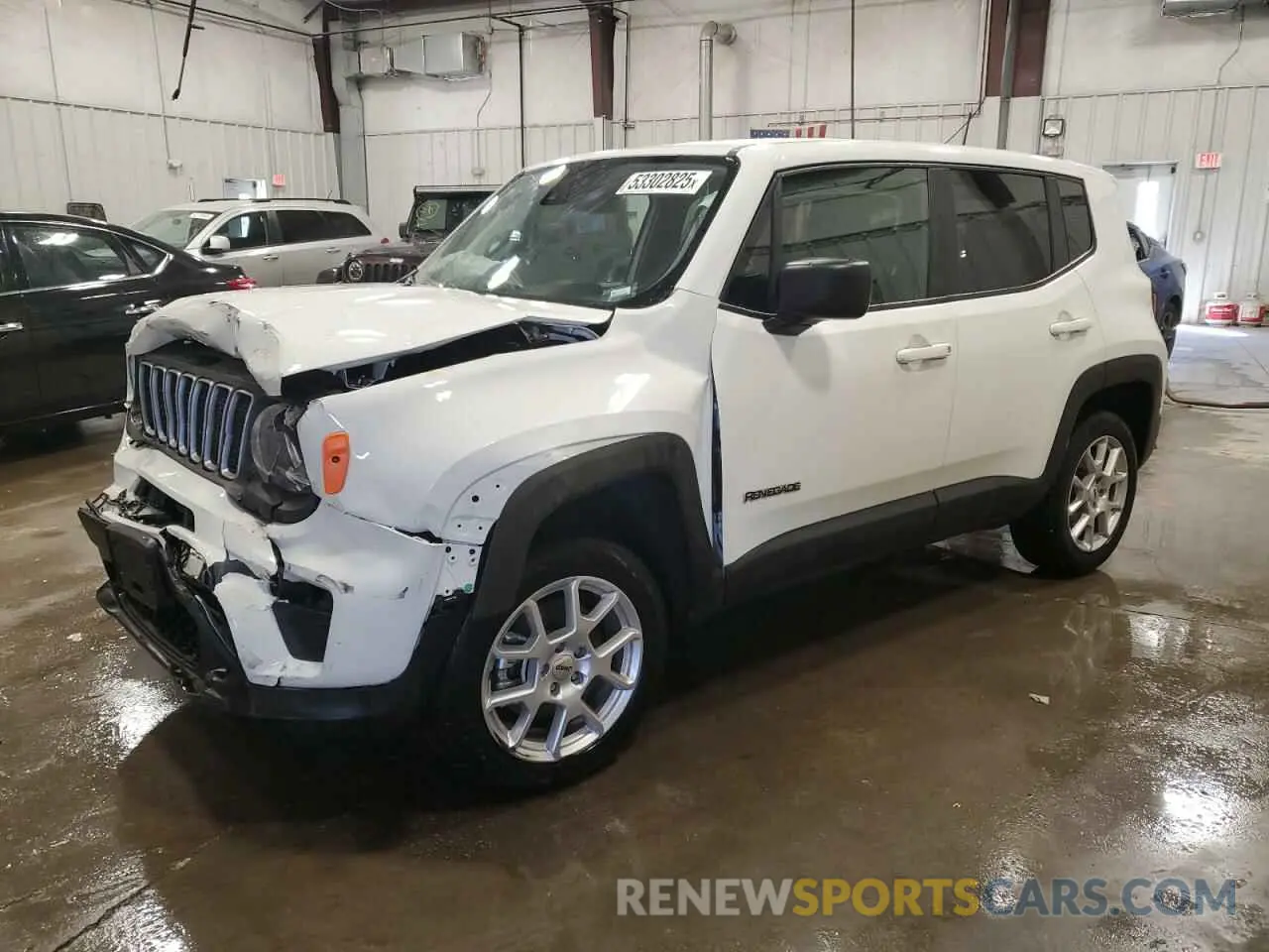 1 Photograph of a damaged car ZACNJDB17PPP71055 JEEP RENEGADE 2023