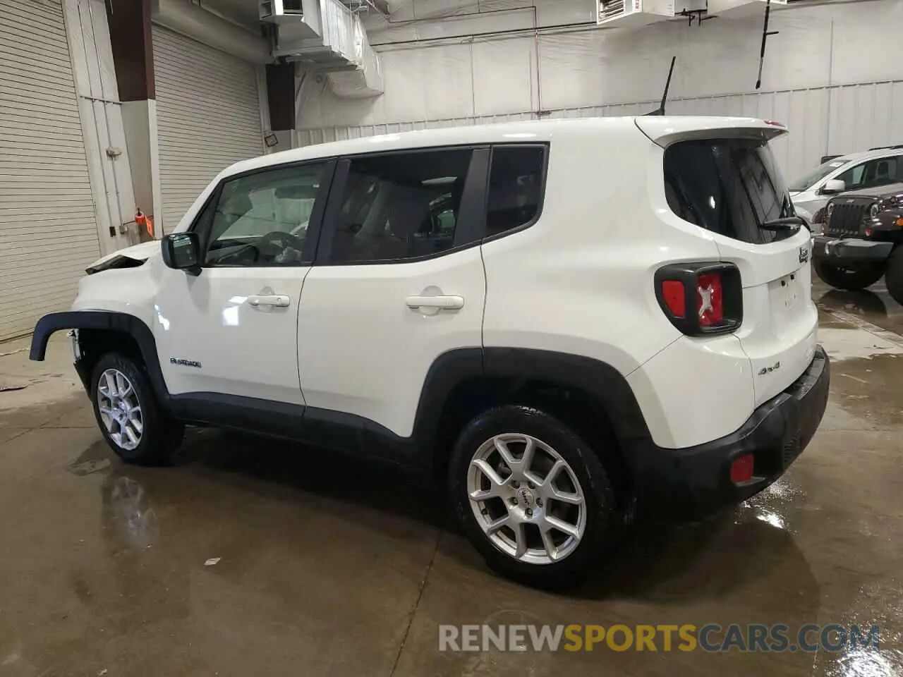 2 Photograph of a damaged car ZACNJDB17PPP71055 JEEP RENEGADE 2023