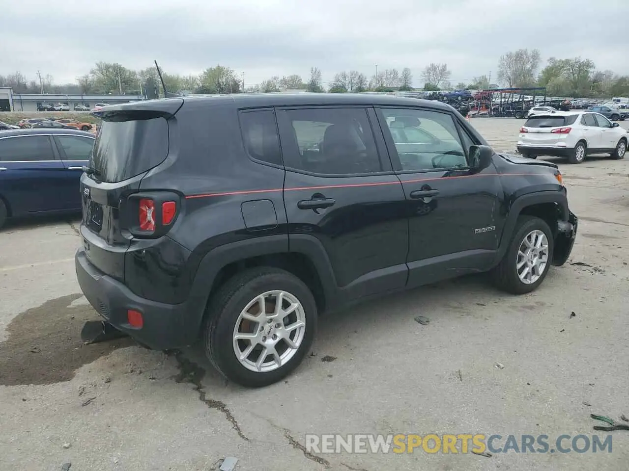 3 Photograph of a damaged car ZACNJDB18PPP36797 JEEP RENEGADE 2023