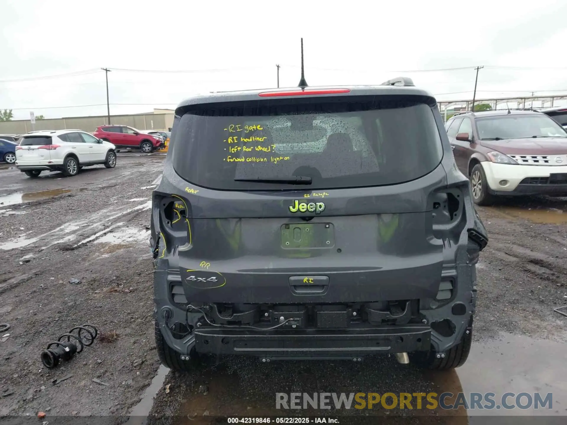 16 Photograph of a damaged car ZACNJDB18PPP62252 JEEP RENEGADE 2023