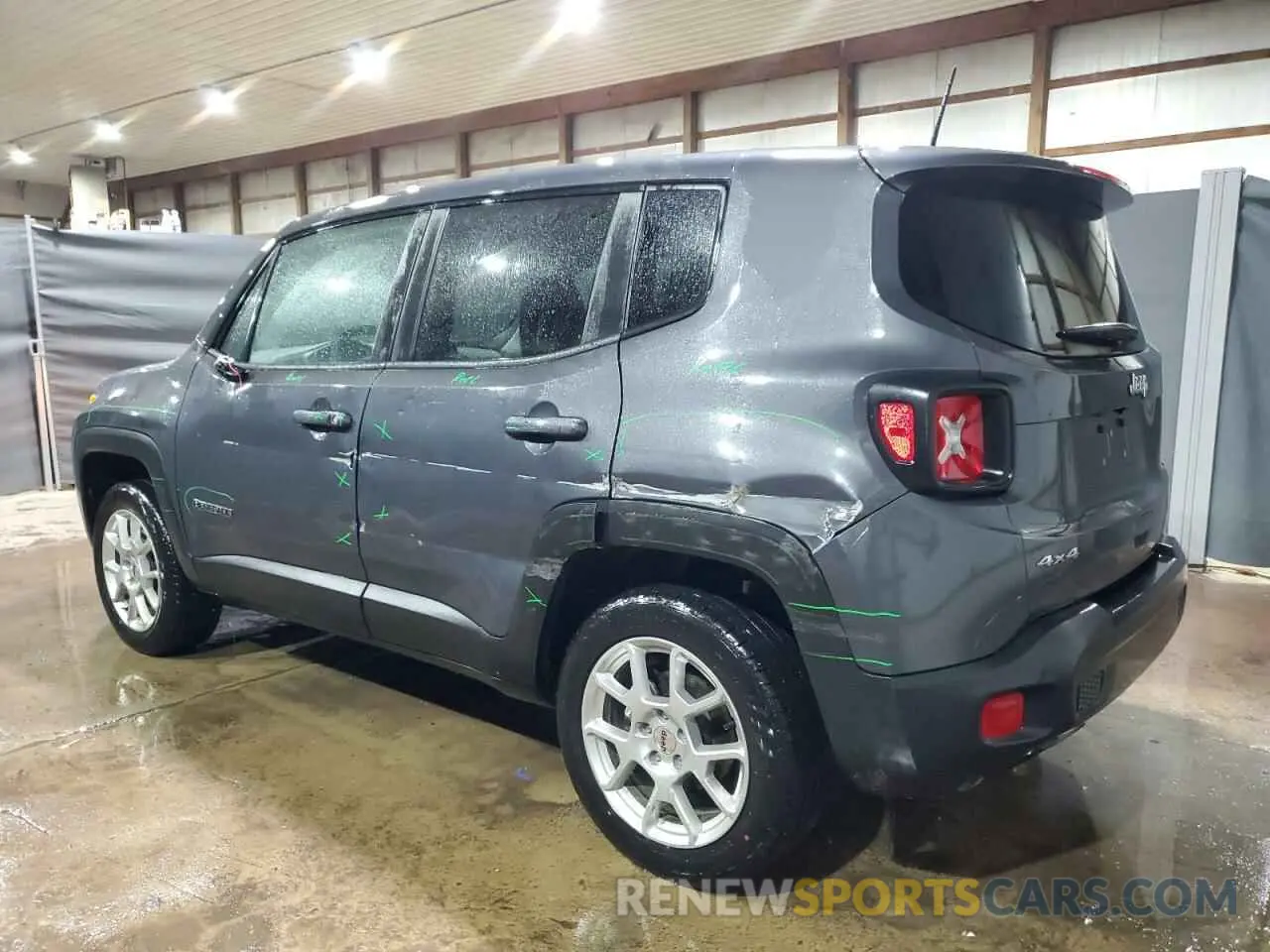 2 Photograph of a damaged car ZACNJDB18PPP65815 JEEP RENEGADE 2023