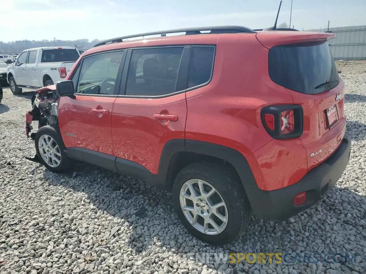 2 Photograph of a damaged car ZACNJDB19PPP58114 JEEP RENEGADE 2023