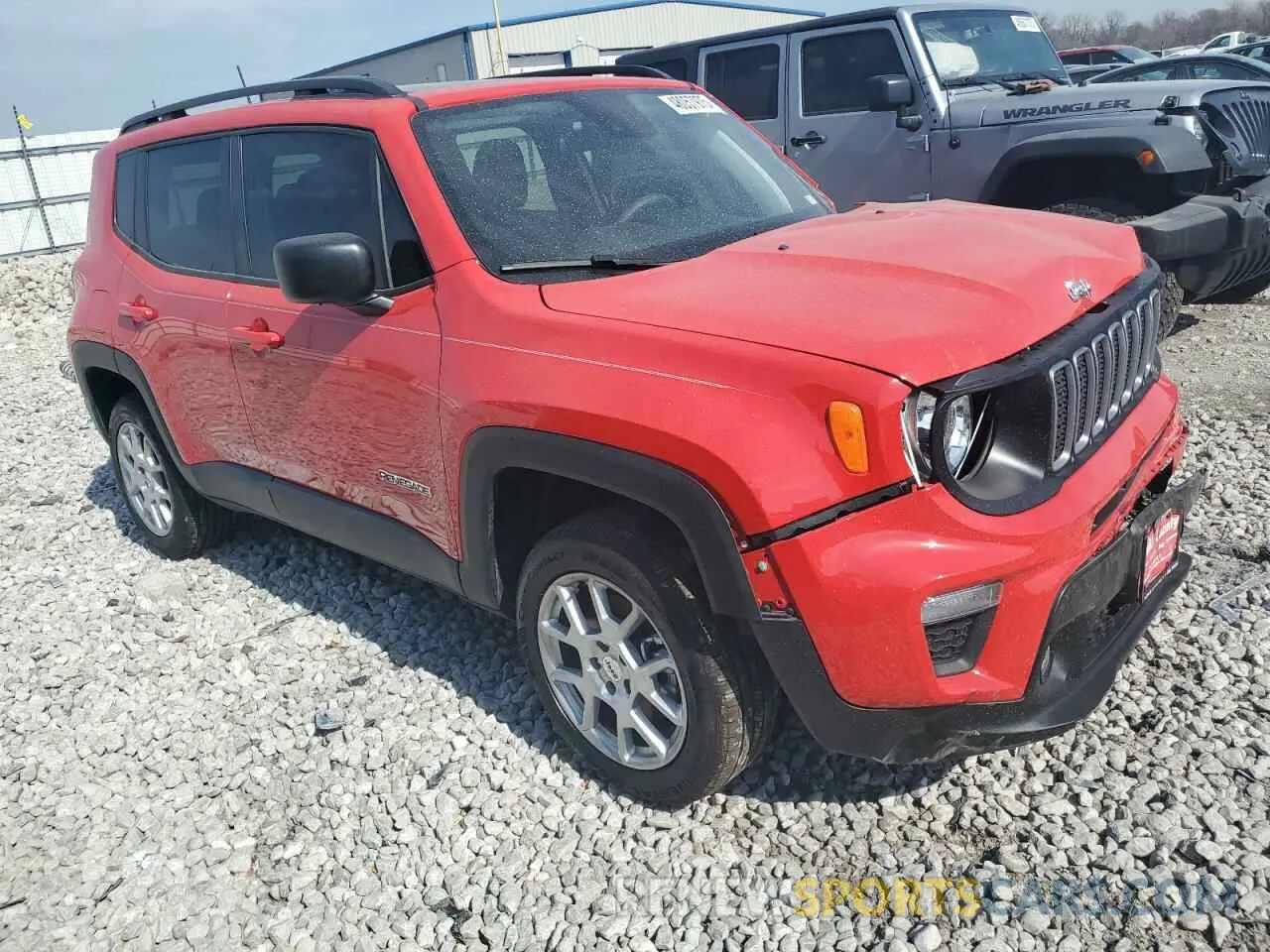 4 Photograph of a damaged car ZACNJDB19PPP58114 JEEP RENEGADE 2023