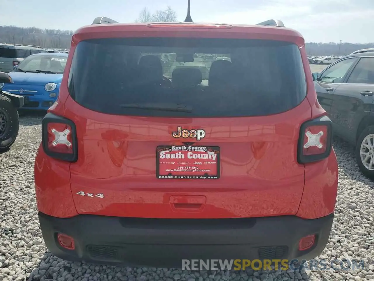 6 Photograph of a damaged car ZACNJDB19PPP58114 JEEP RENEGADE 2023