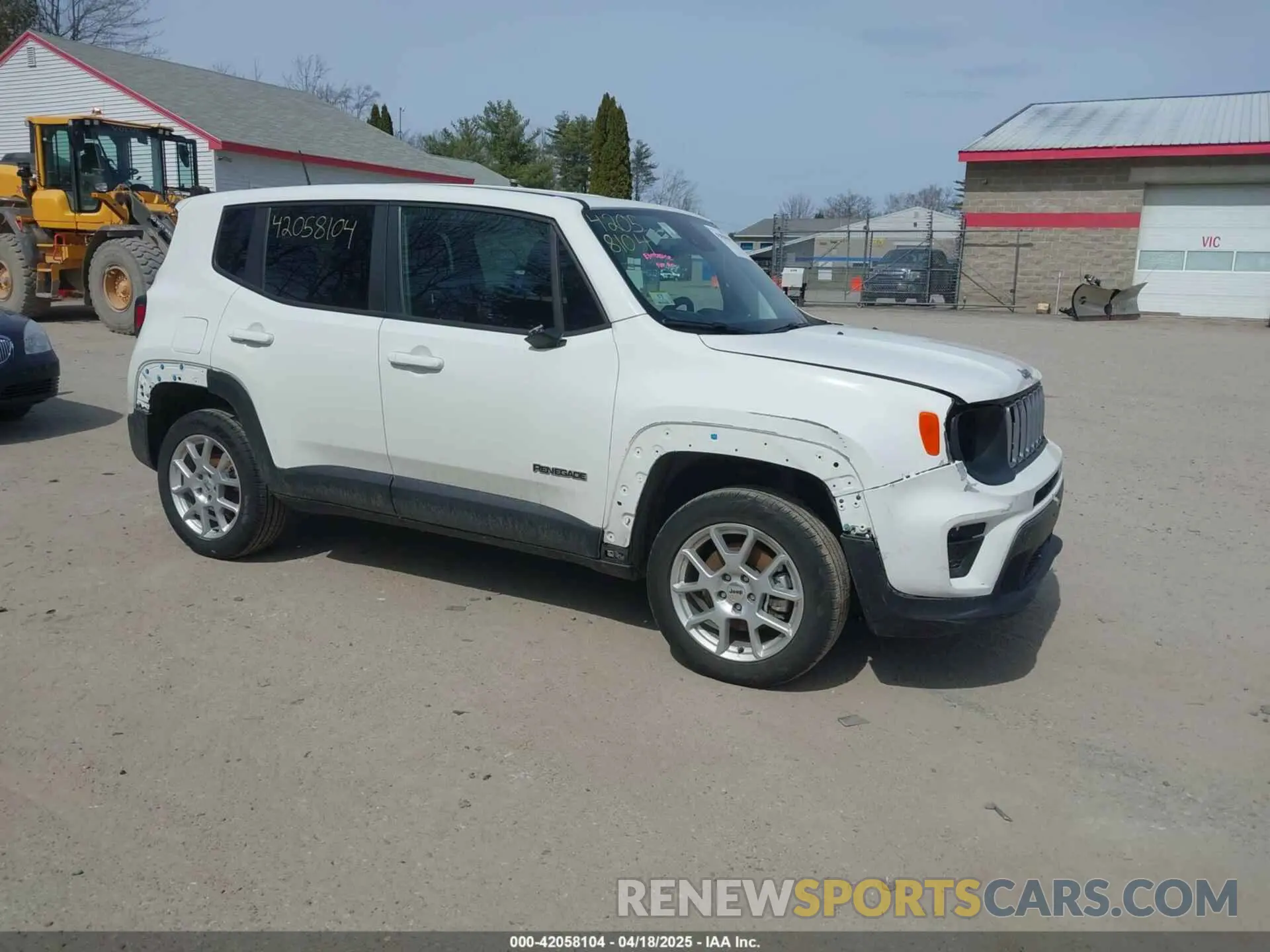 1 Photograph of a damaged car ZACNJDB19PPP67153 JEEP RENEGADE 2023