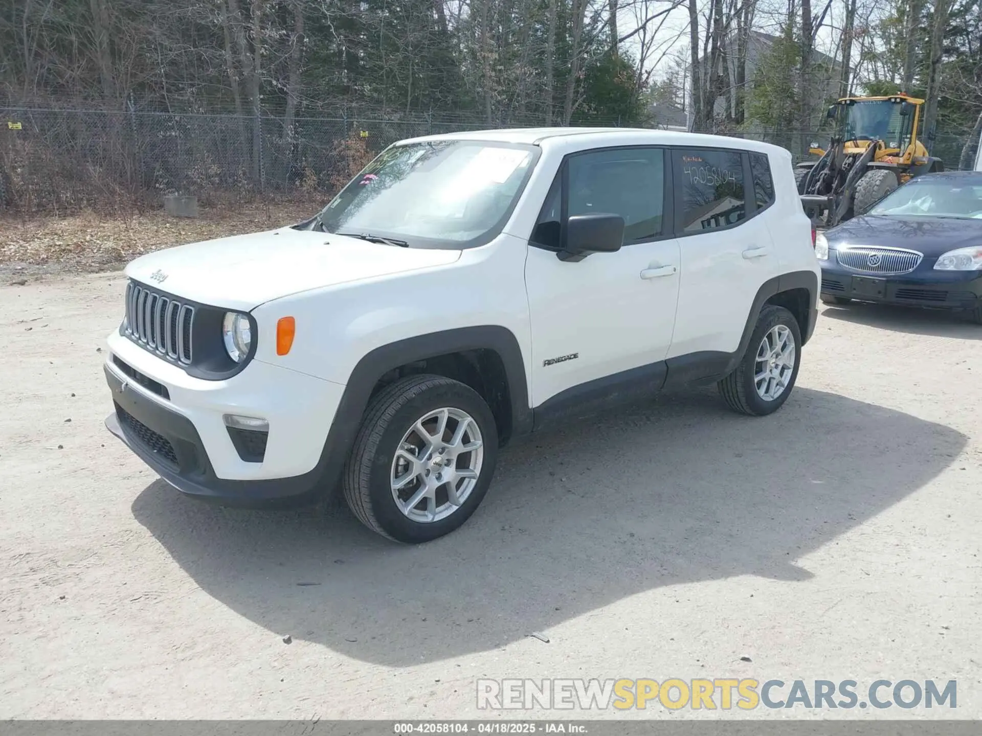 2 Photograph of a damaged car ZACNJDB19PPP67153 JEEP RENEGADE 2023