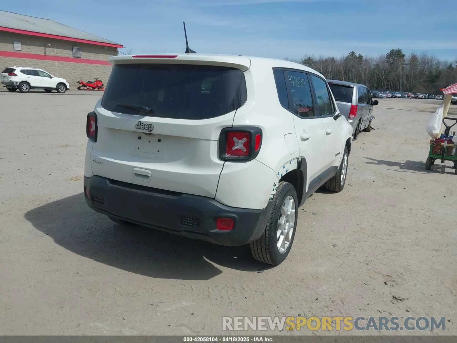 4 Photograph of a damaged car ZACNJDB19PPP67153 JEEP RENEGADE 2023