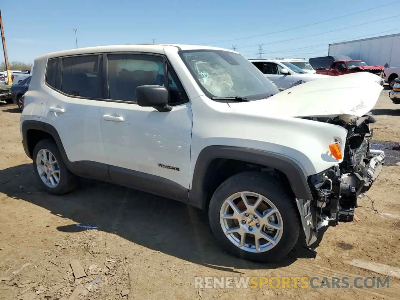 4 Photograph of a damaged car ZACNJDB19PPP68772 JEEP RENEGADE 2023