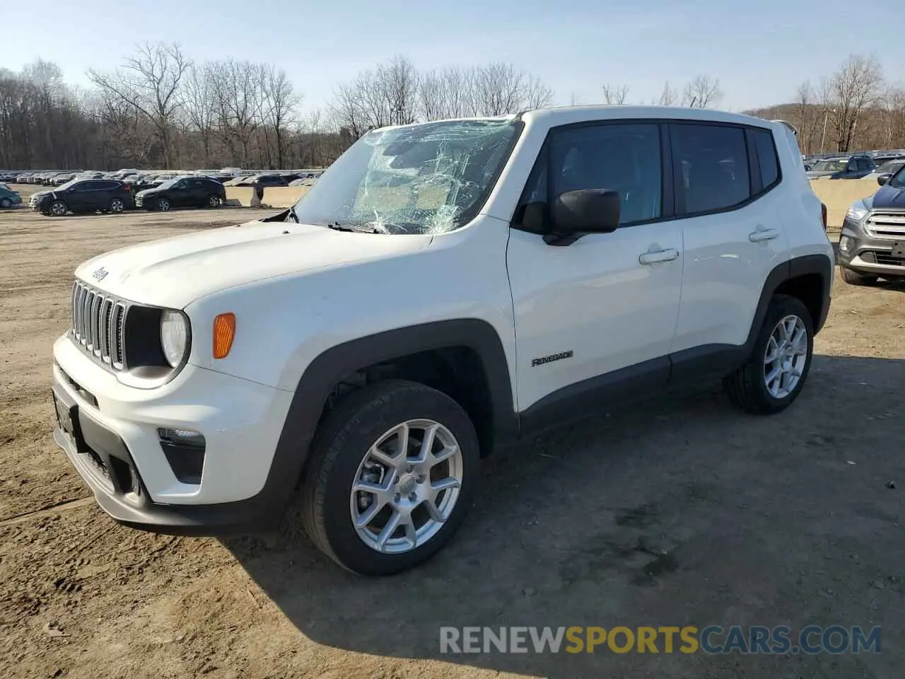 1 Photograph of a damaged car ZACNJDB1XPPP14431 JEEP RENEGADE 2023