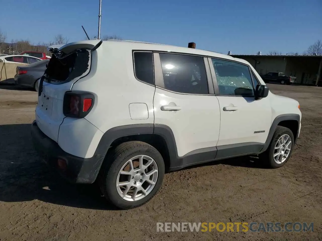 3 Photograph of a damaged car ZACNJDB1XPPP14431 JEEP RENEGADE 2023