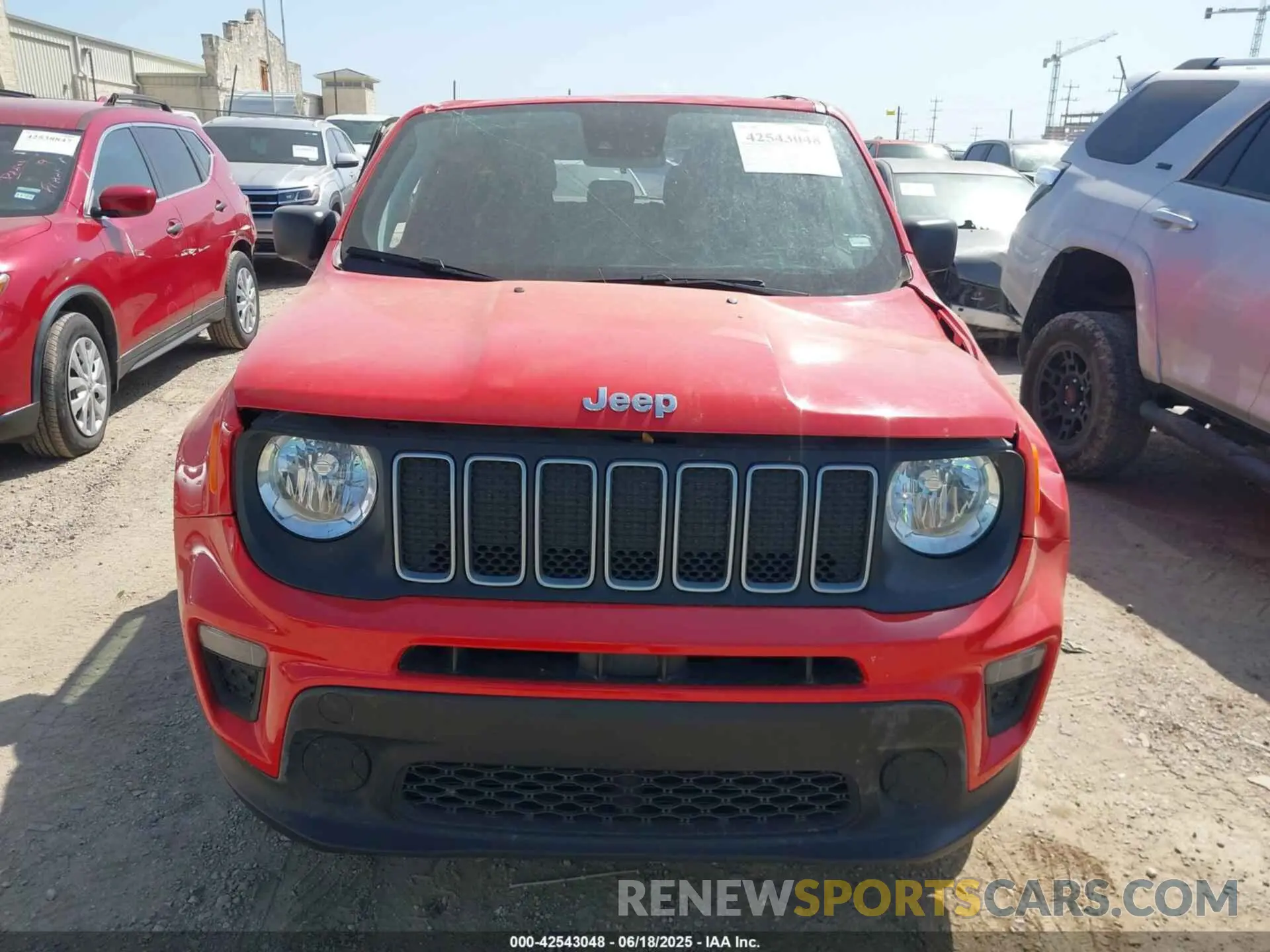 12 Photograph of a damaged car ZACNJDB1XPPP68568 JEEP RENEGADE 2023