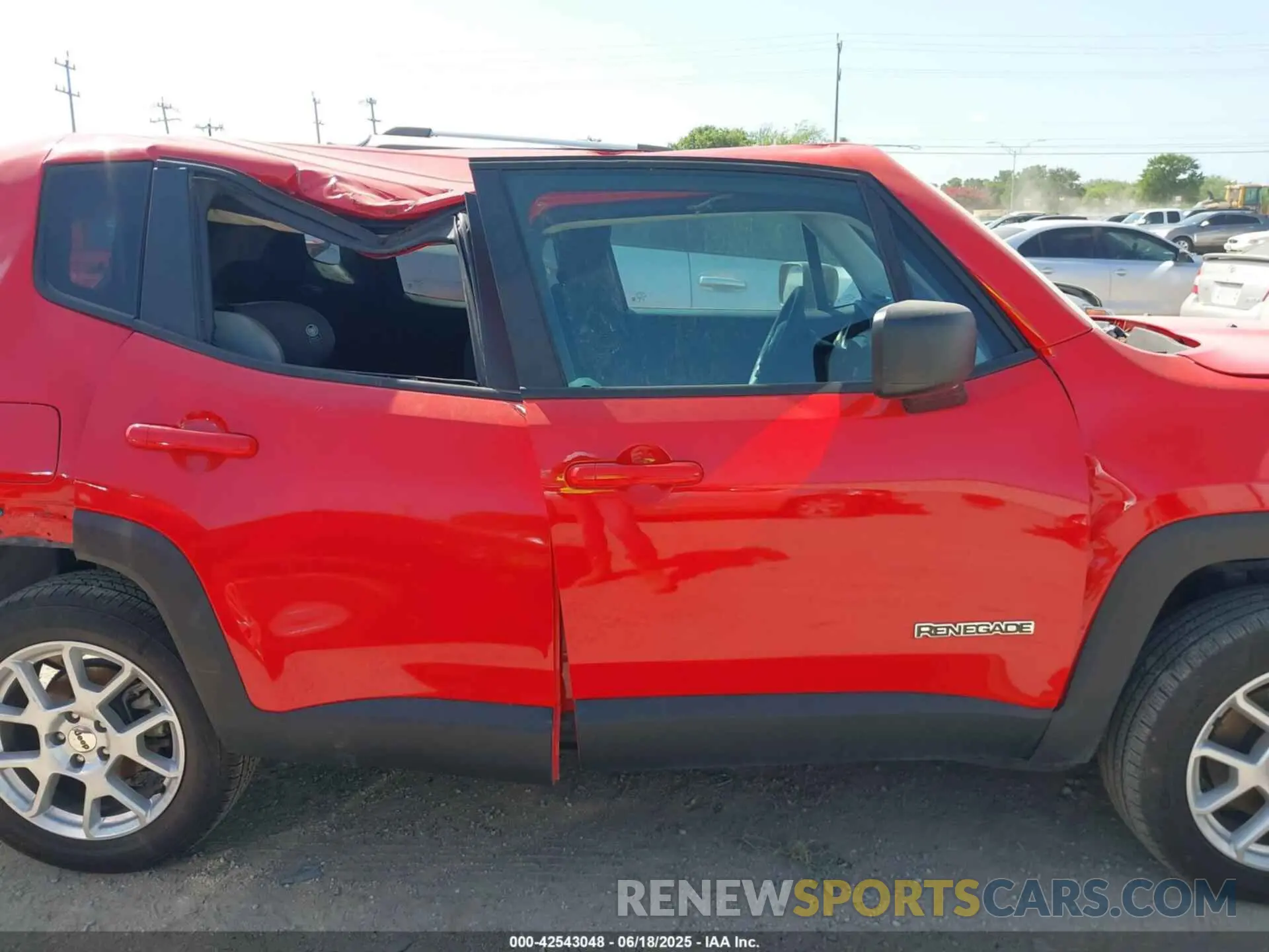 13 Photograph of a damaged car ZACNJDB1XPPP68568 JEEP RENEGADE 2023