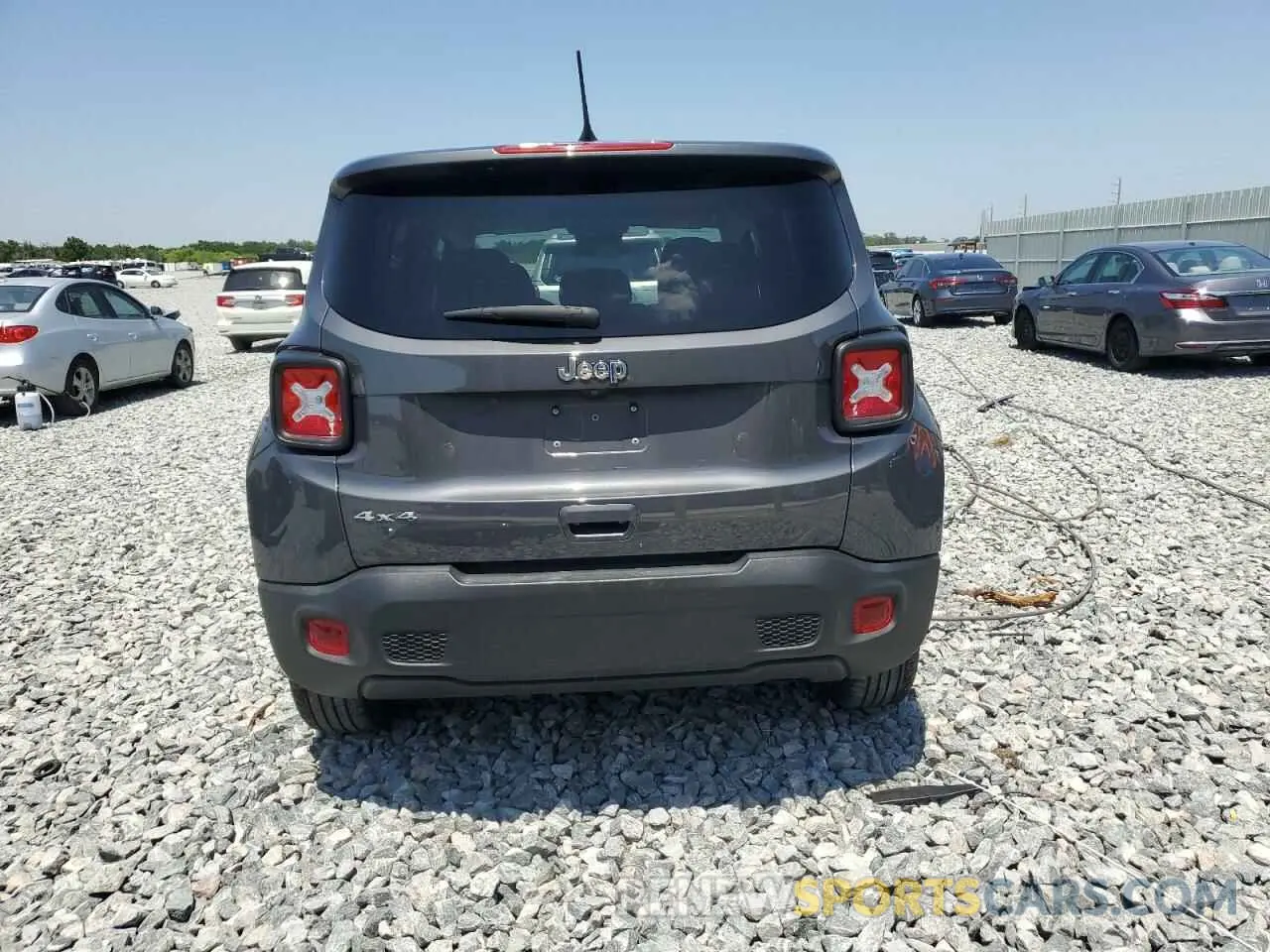 6 Photograph of a damaged car ZACNJDB1XPPP70353 JEEP RENEGADE 2023