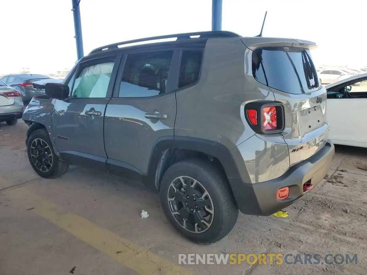 2 Photograph of a damaged car ZACNJDC10PPP37182 JEEP RENEGADE 2023