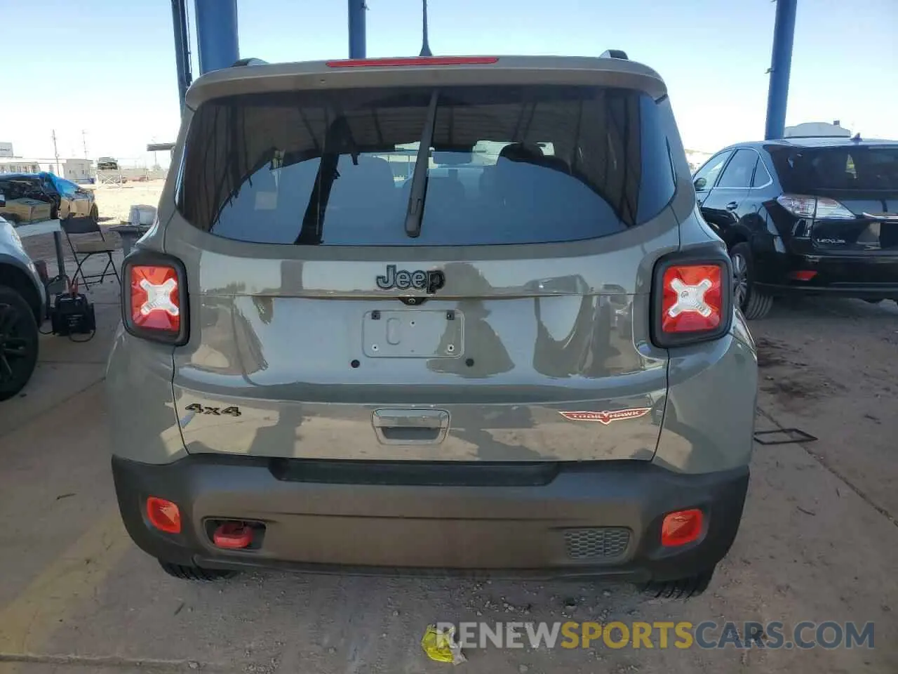 6 Photograph of a damaged car ZACNJDC10PPP37182 JEEP RENEGADE 2023