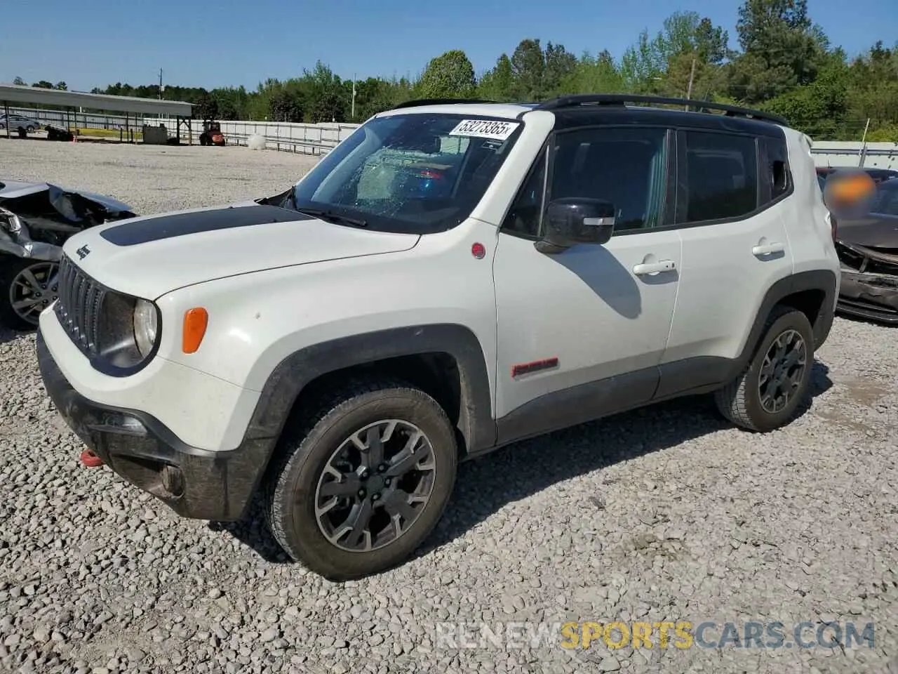 1 Photograph of a damaged car ZACNJDC11PPP11965 JEEP RENEGADE 2023