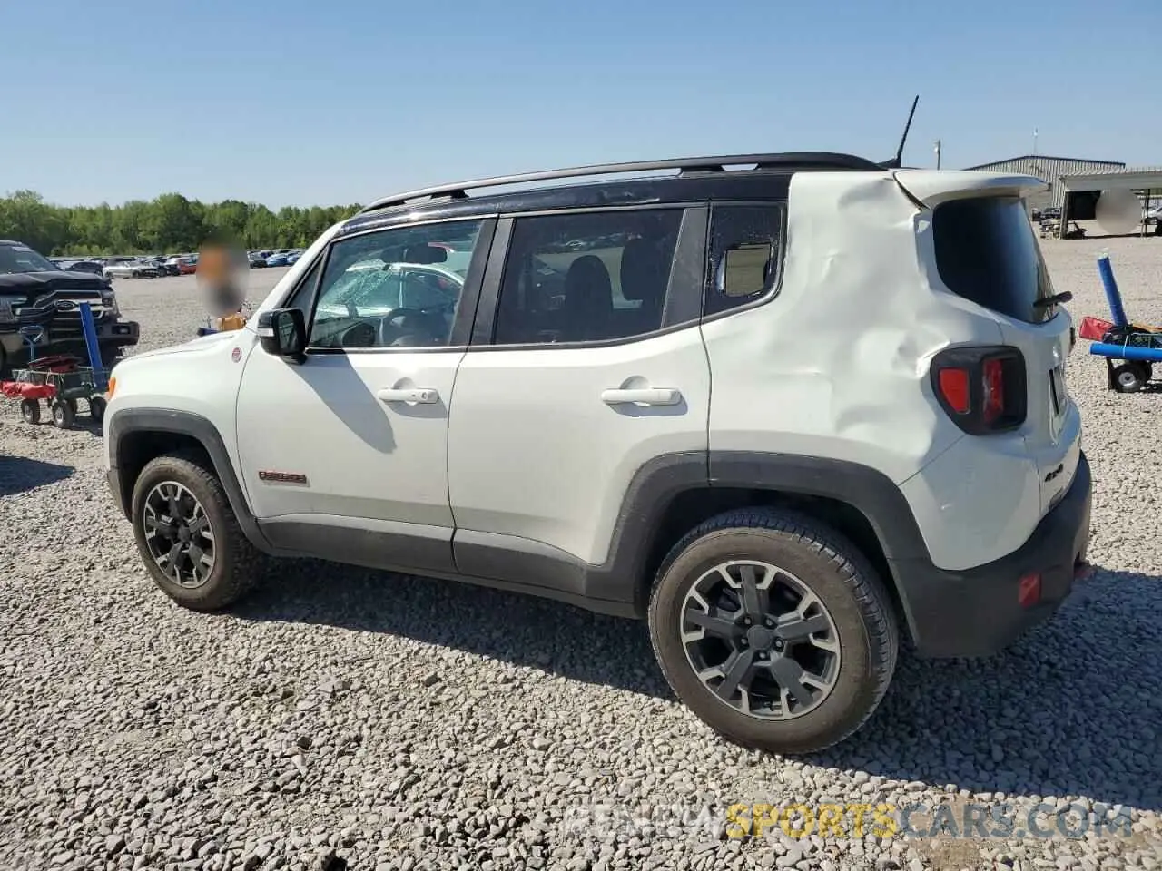 2 Photograph of a damaged car ZACNJDC11PPP11965 JEEP RENEGADE 2023