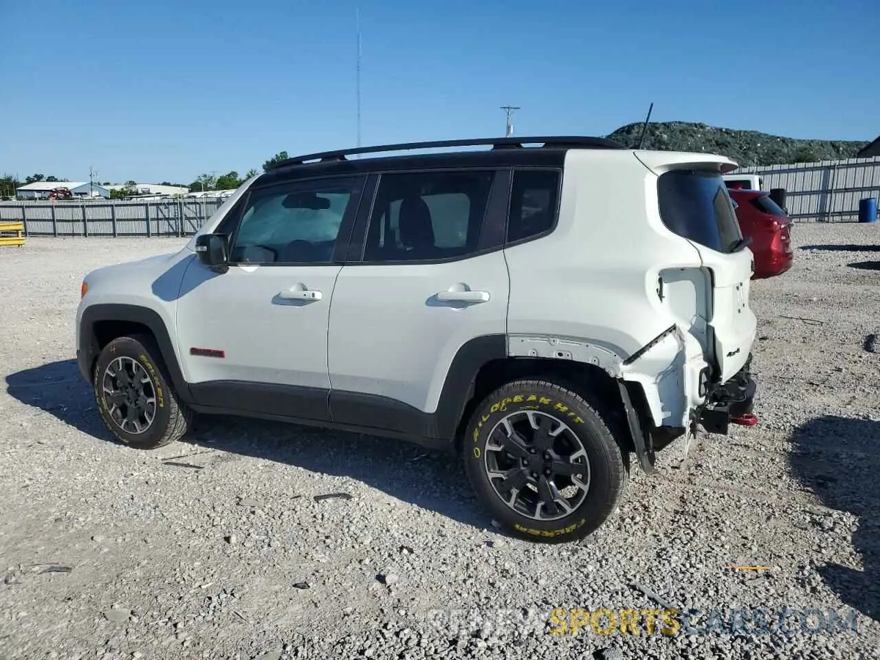 2 Photograph of a damaged car ZACNJDC12PPP65419 JEEP RENEGADE 2023