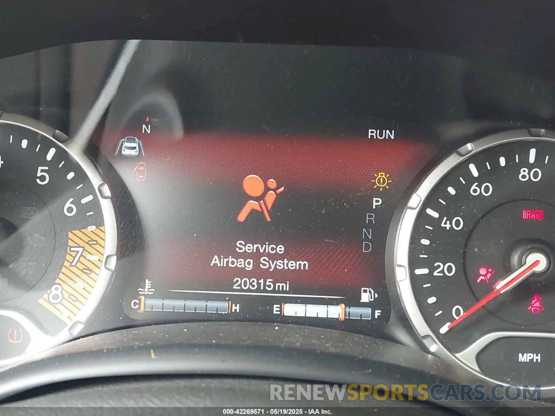 15 Photograph of a damaged car ZACNJDC18PPP61388 JEEP RENEGADE 2023