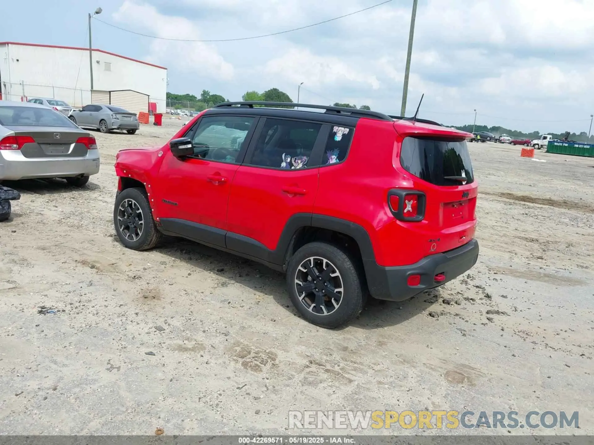 3 Photograph of a damaged car ZACNJDC18PPP61388 JEEP RENEGADE 2023