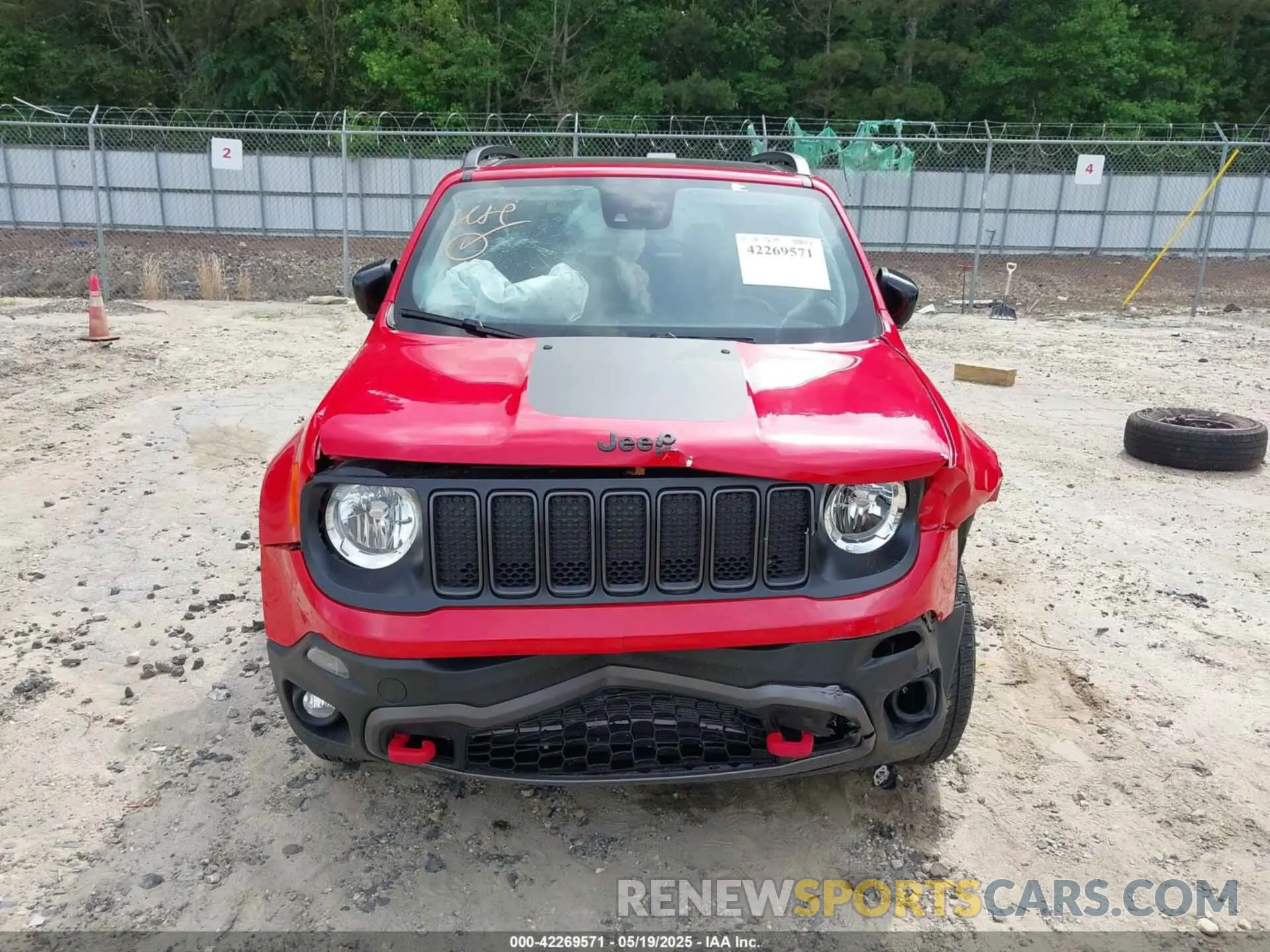 6 Photograph of a damaged car ZACNJDC18PPP61388 JEEP RENEGADE 2023
