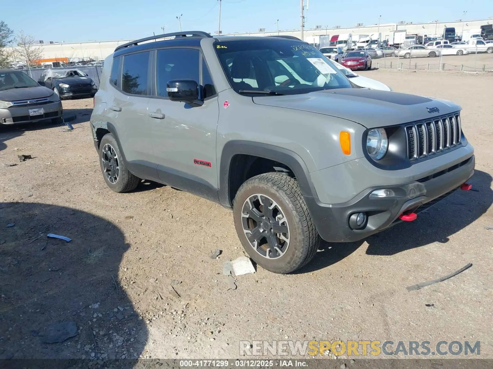 1 Photograph of a damaged car ZACNJDC19PPP27959 JEEP RENEGADE 2023