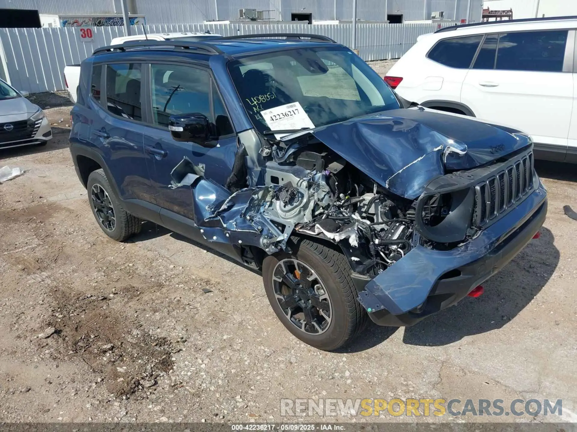 1 Photograph of a damaged car ZACNJDC19PPP70231 JEEP RENEGADE 2023