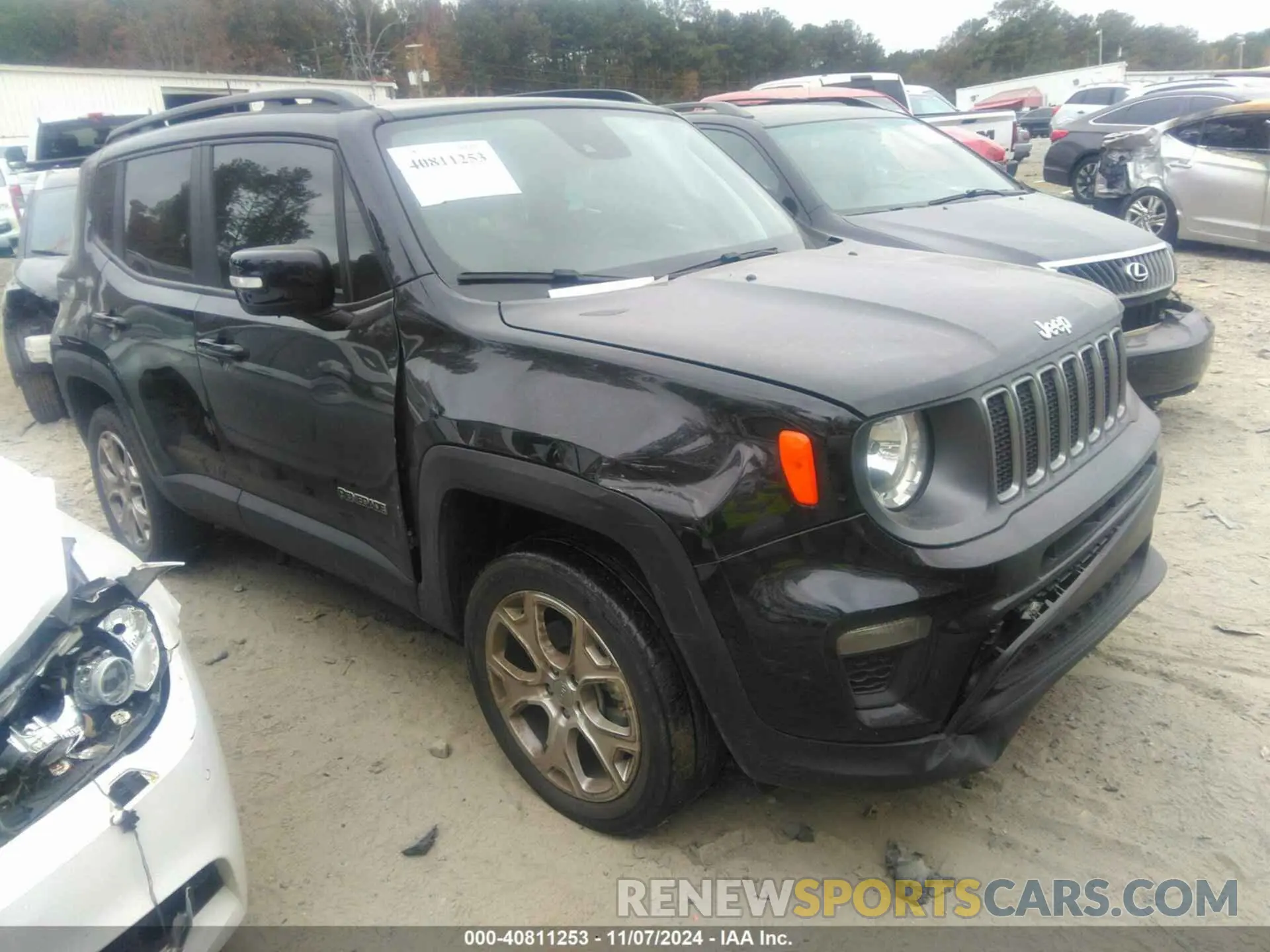 1 Photograph of a damaged car ZACNJDD16PPP15766 JEEP RENEGADE 2023