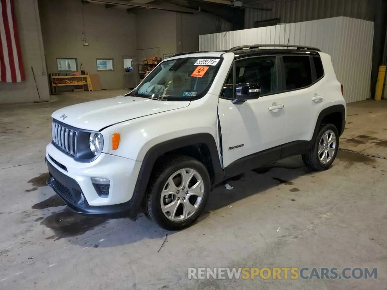 1 Photograph of a damaged car ZACNJDD1XPPP37625 JEEP RENEGADE 2023
