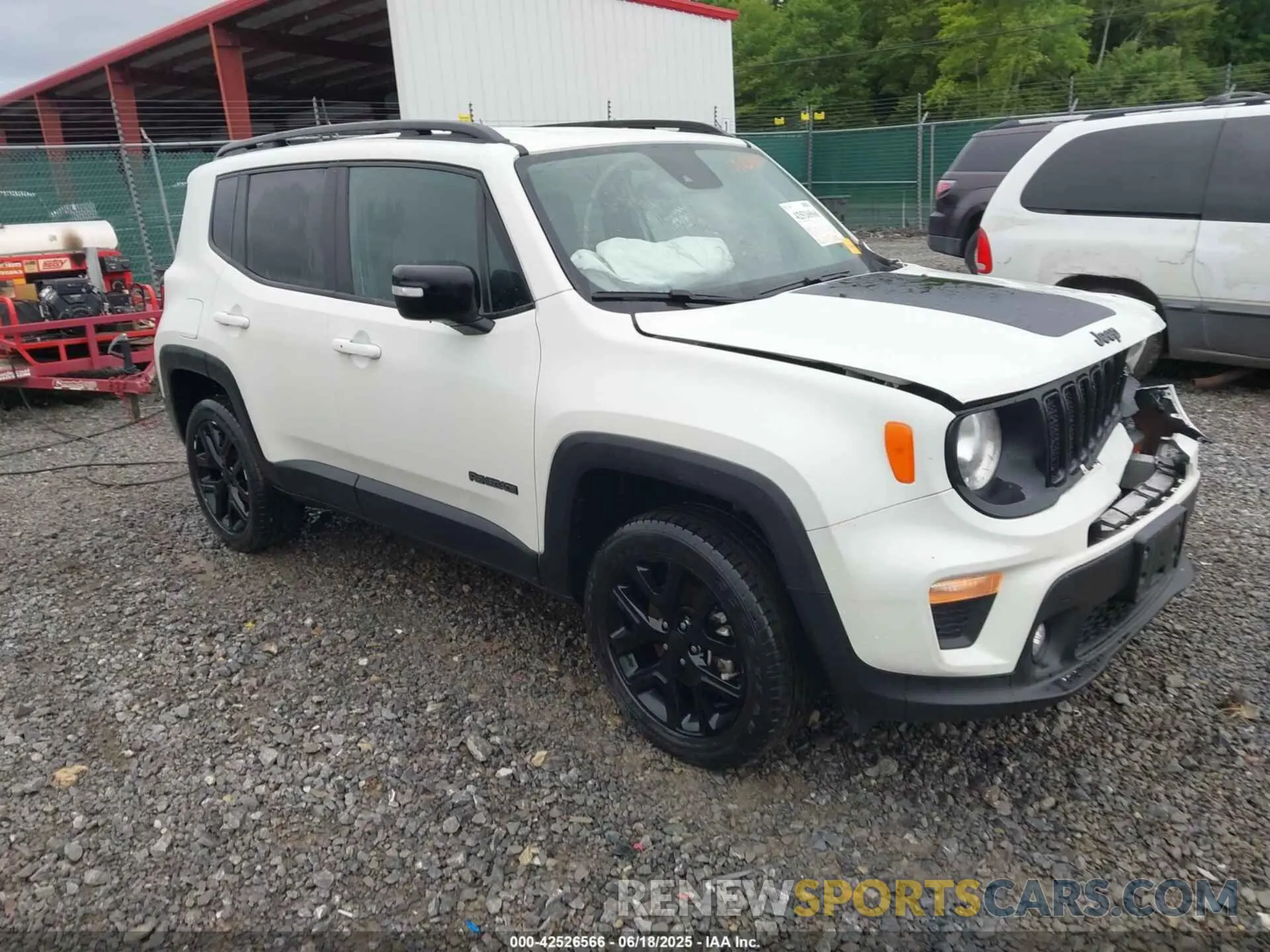1 Photograph of a damaged car ZACNJDE12PPP33499 JEEP RENEGADE 2023