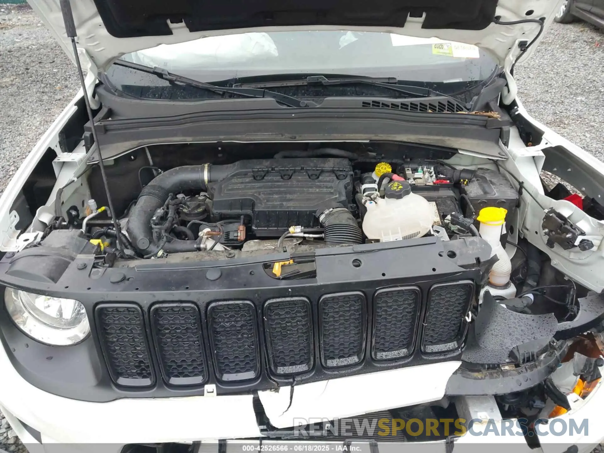 10 Photograph of a damaged car ZACNJDE12PPP33499 JEEP RENEGADE 2023