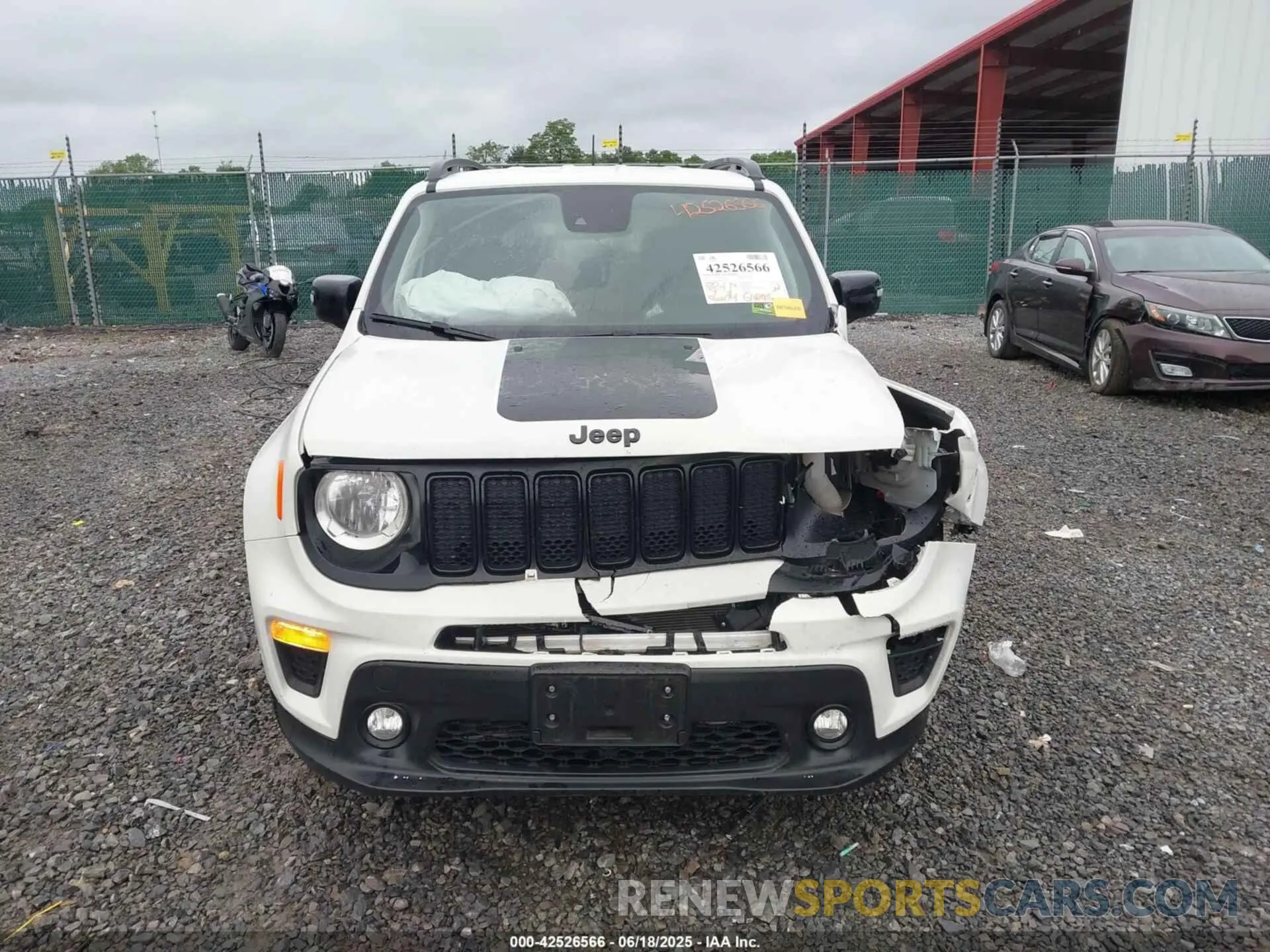 12 Photograph of a damaged car ZACNJDE12PPP33499 JEEP RENEGADE 2023
