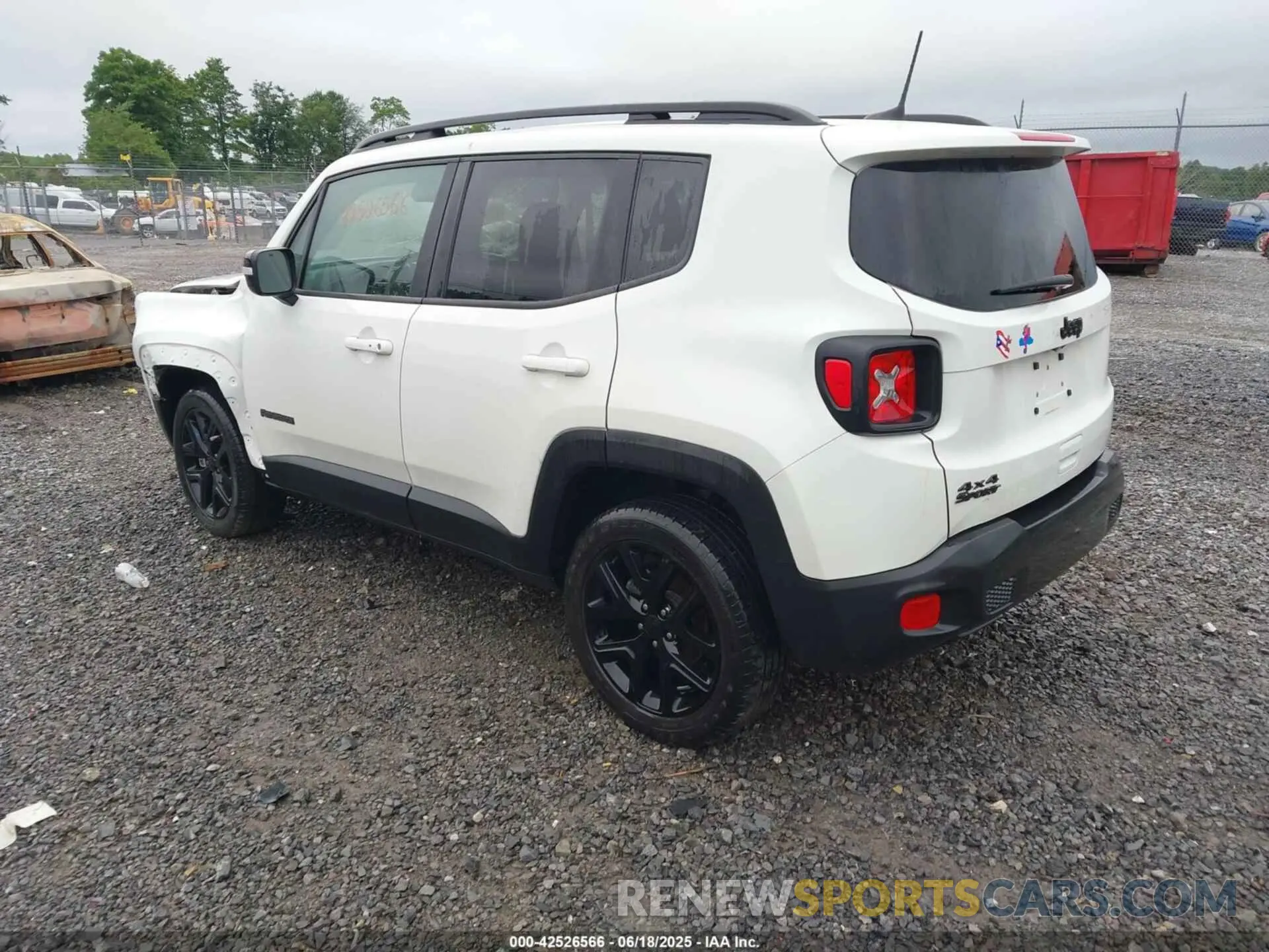 3 Photograph of a damaged car ZACNJDE12PPP33499 JEEP RENEGADE 2023