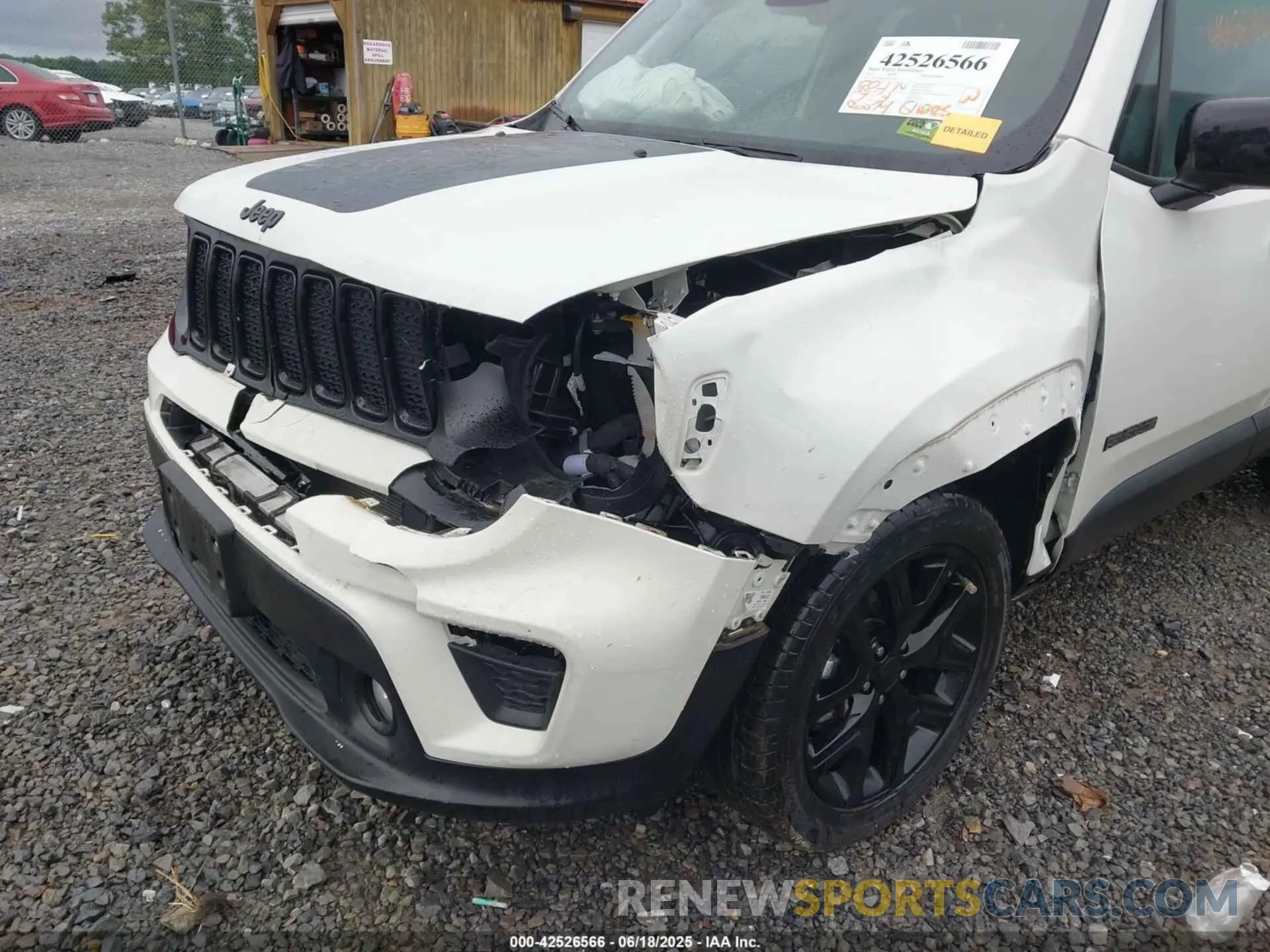 6 Photograph of a damaged car ZACNJDE12PPP33499 JEEP RENEGADE 2023