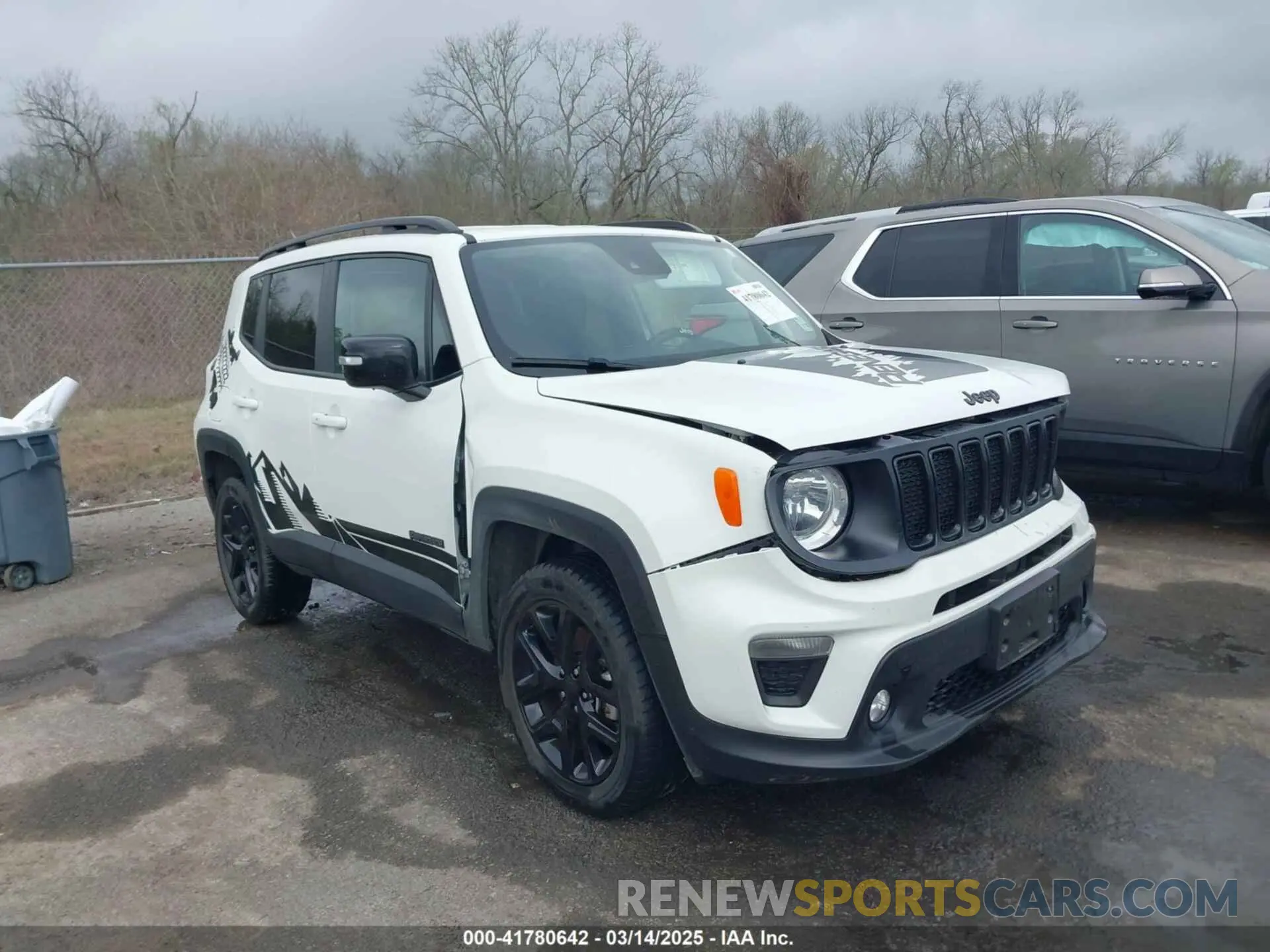1 Photograph of a damaged car ZACNJDE15PPP17183 JEEP RENEGADE 2023