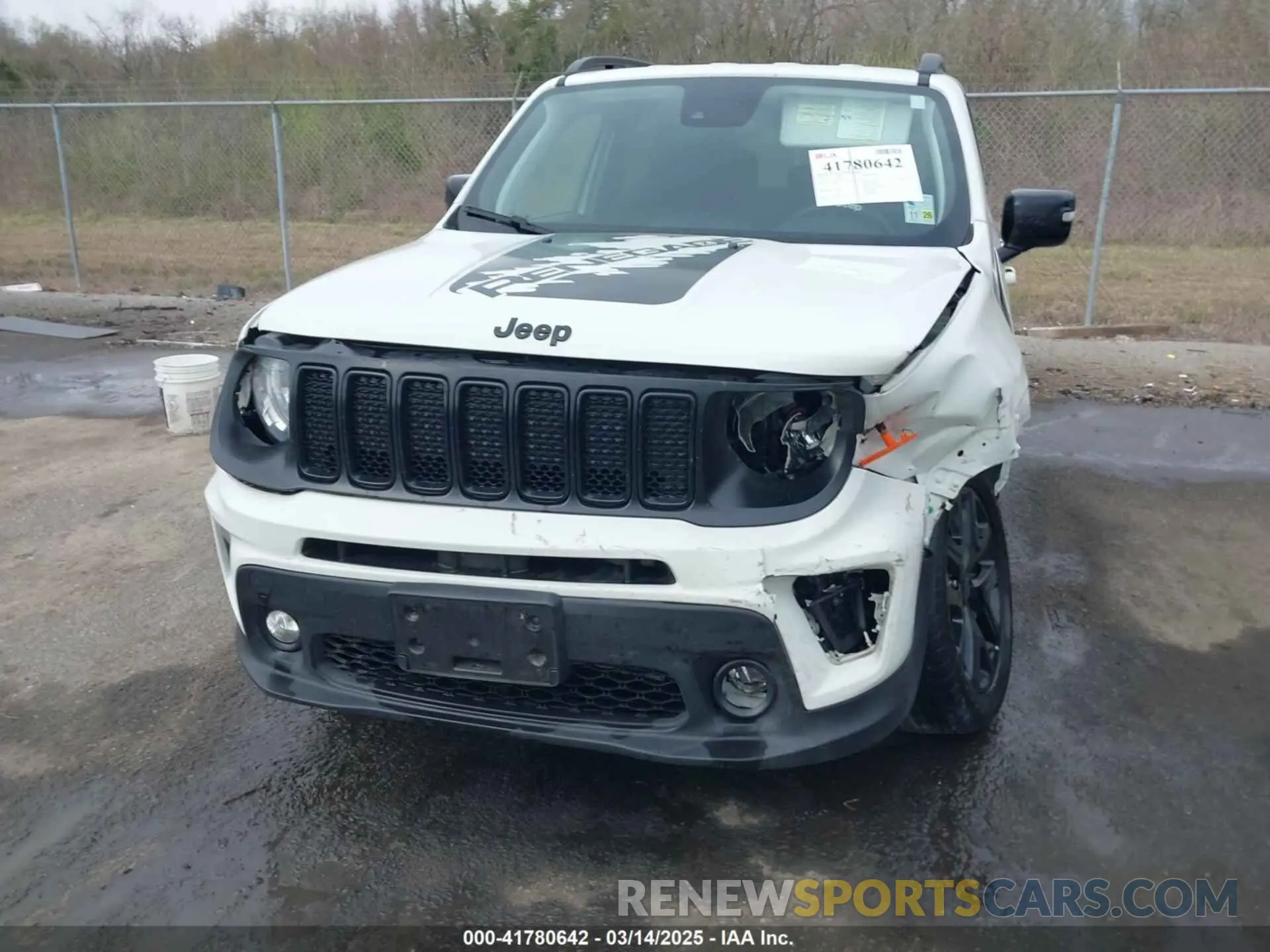 6 Photograph of a damaged car ZACNJDE15PPP17183 JEEP RENEGADE 2023