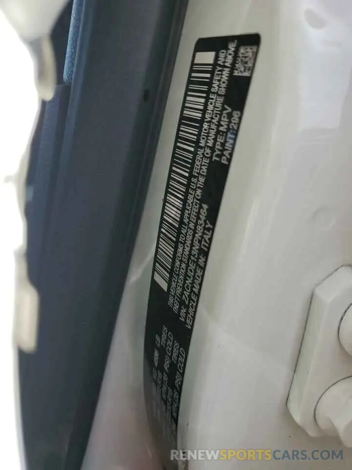 13 Photograph of a damaged car ZACNJDE13NPN83464 JEEP RENEGADE A 2022