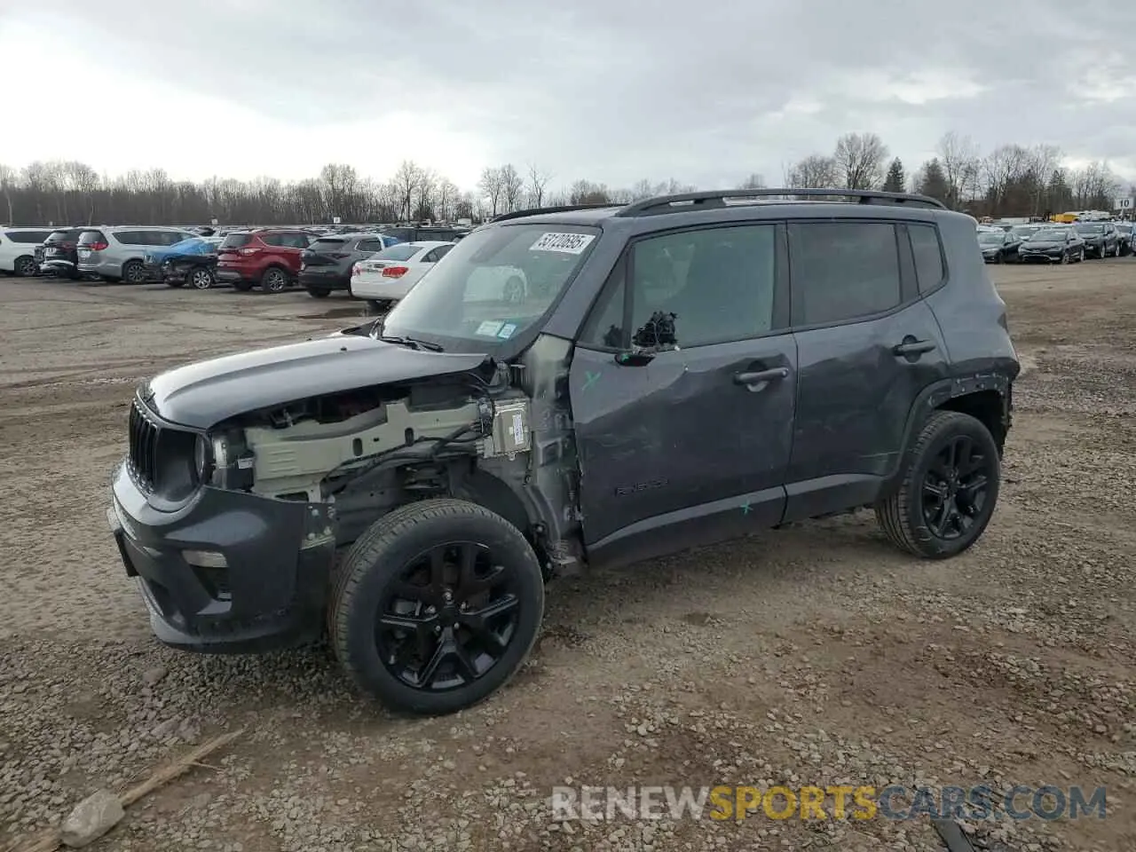 1 Photograph of a damaged car ZACNJDE17NPN57742 JEEP RENEGADE A 2022