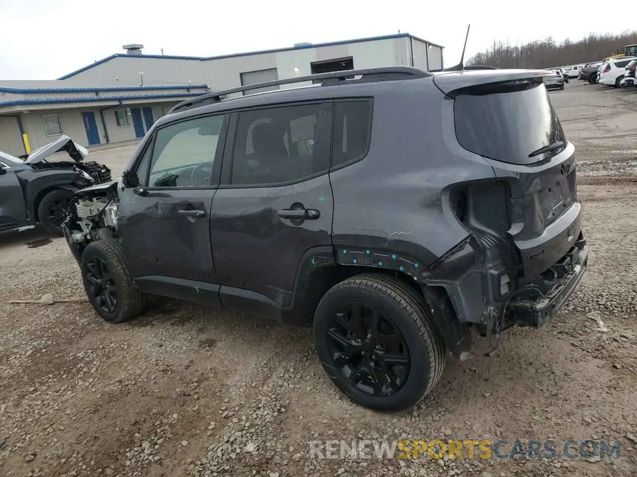 2 Photograph of a damaged car ZACNJDE17NPN57742 JEEP RENEGADE A 2022