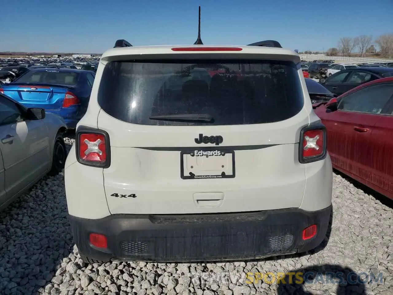 6 Photograph of a damaged car ZACNJDE17NPN81538 JEEP RENEGADE A 2022