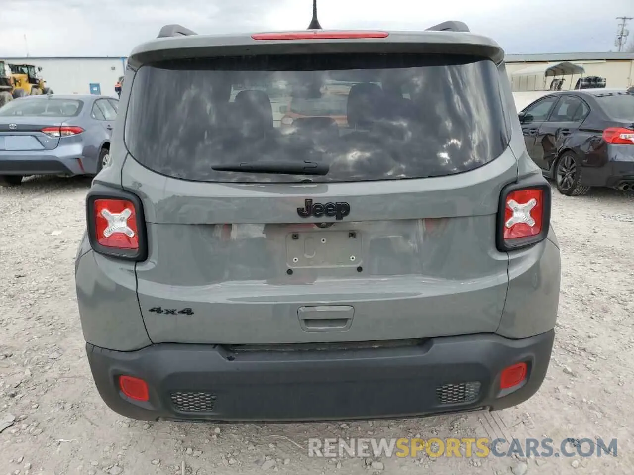 6 Photograph of a damaged car ZACNJDE19NPN58519 JEEP RENEGADE A 2022