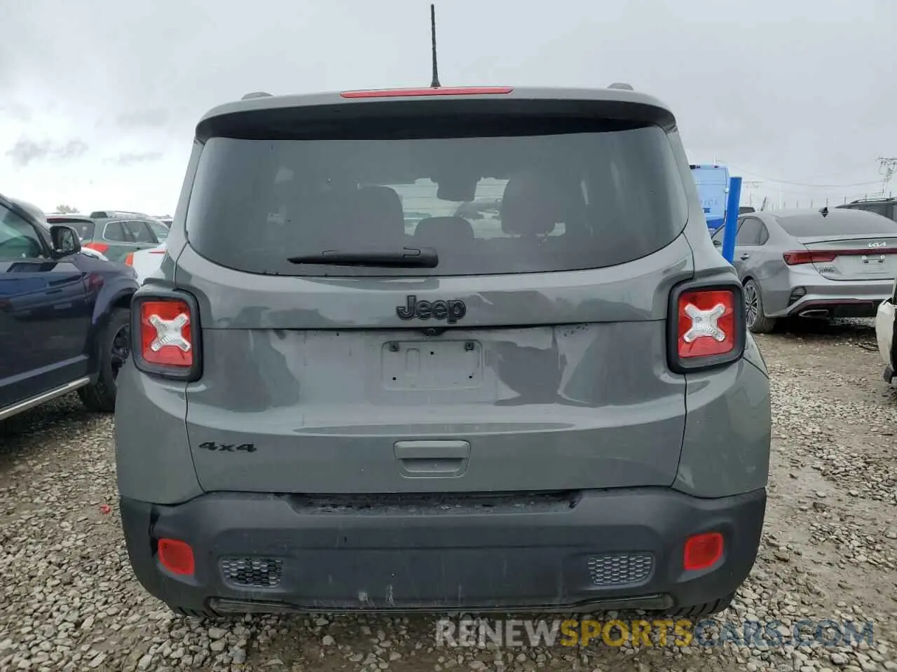 6 Photograph of a damaged car ZACNJDE19NPN68225 JEEP RENEGADE A 2022