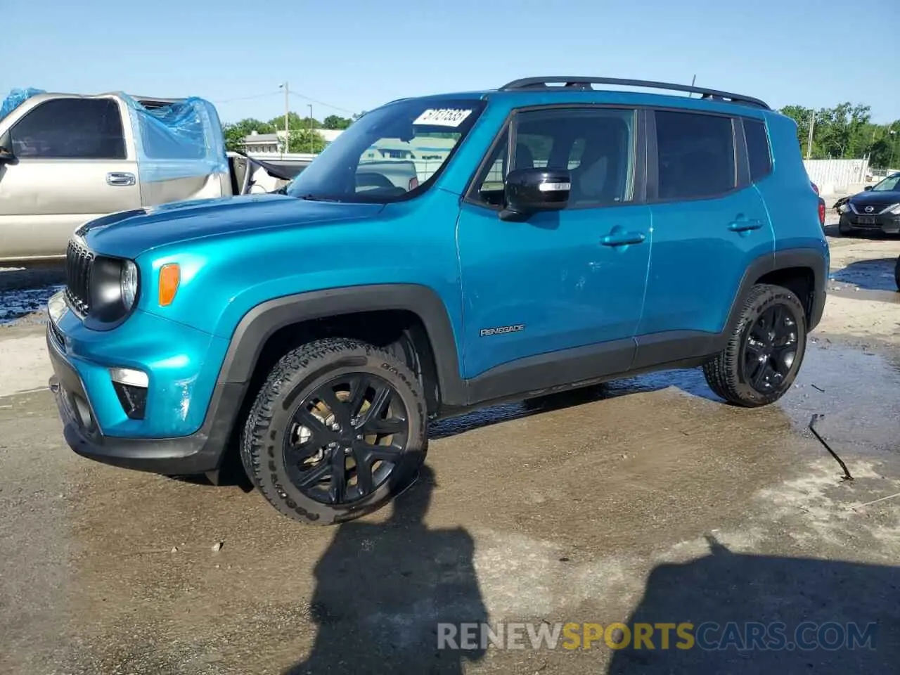 1 Photograph of a damaged car ZACNJDE19NPN77457 JEEP RENEGADE A 2022