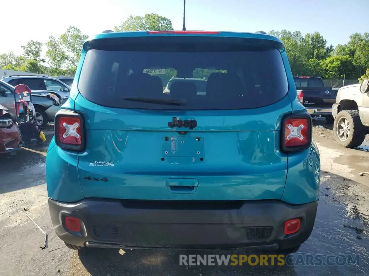 6 Photograph of a damaged car ZACNJDE19NPN77457 JEEP RENEGADE A 2022
