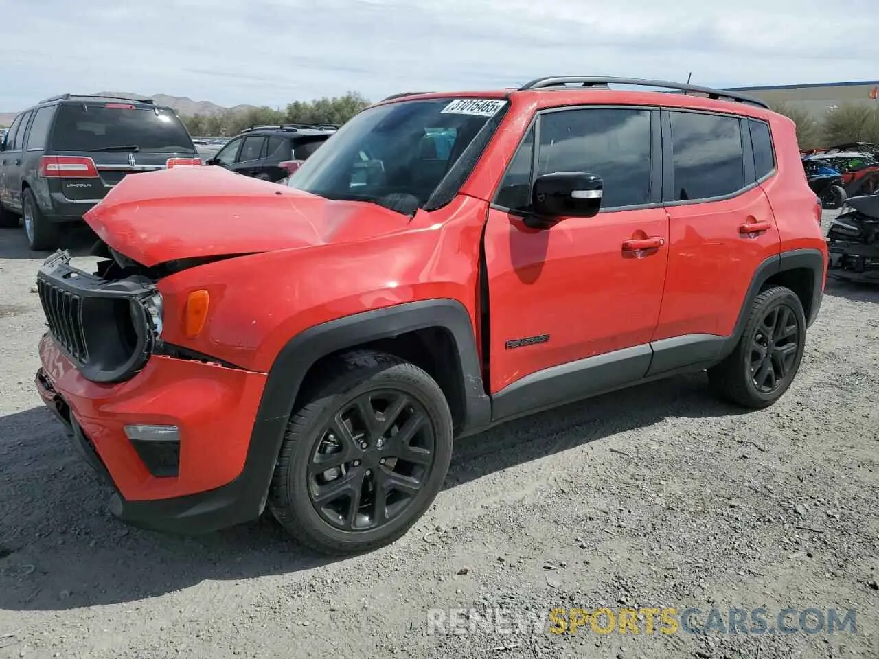 1 Photograph of a damaged car ZACNJDE10PPP12165 JEEP RENEGADE A 2023