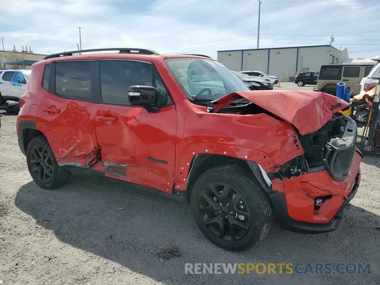 4 Photograph of a damaged car ZACNJDE10PPP12165 JEEP RENEGADE A 2023