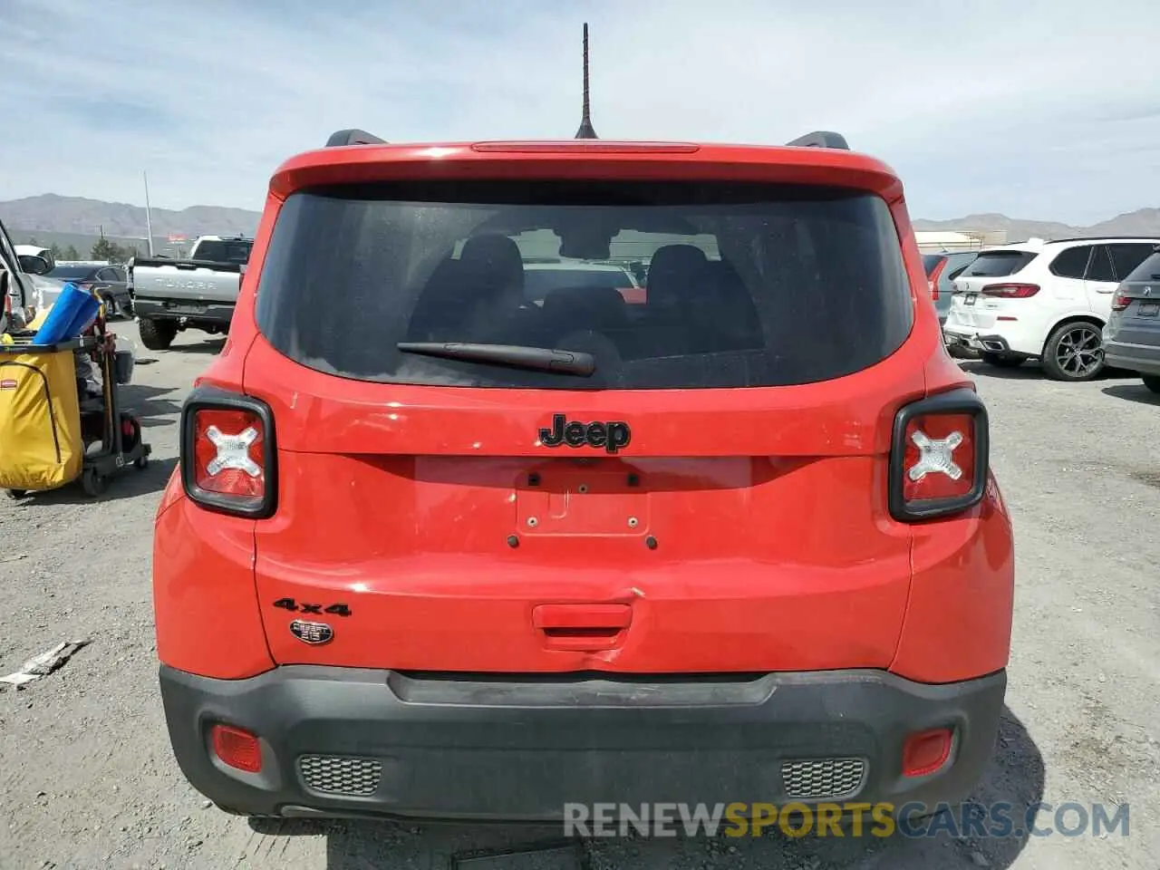 6 Photograph of a damaged car ZACNJDE10PPP12165 JEEP RENEGADE A 2023