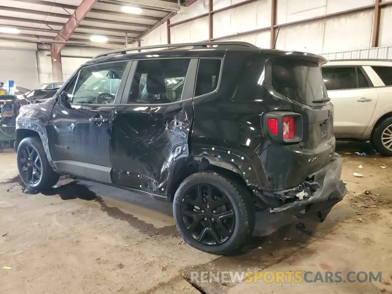 2 Photograph of a damaged car ZACNJDE11PPP10490 JEEP RENEGADE A 2023